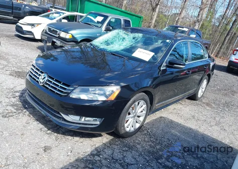 2013 Volkswagen Passat 2.5L Sel Premium from USA, damaged, VIN 1VWCH7A34DC040221